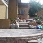 custom brick stone patio landscaping denver