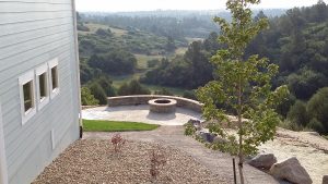 custom landscaping fire pit 8