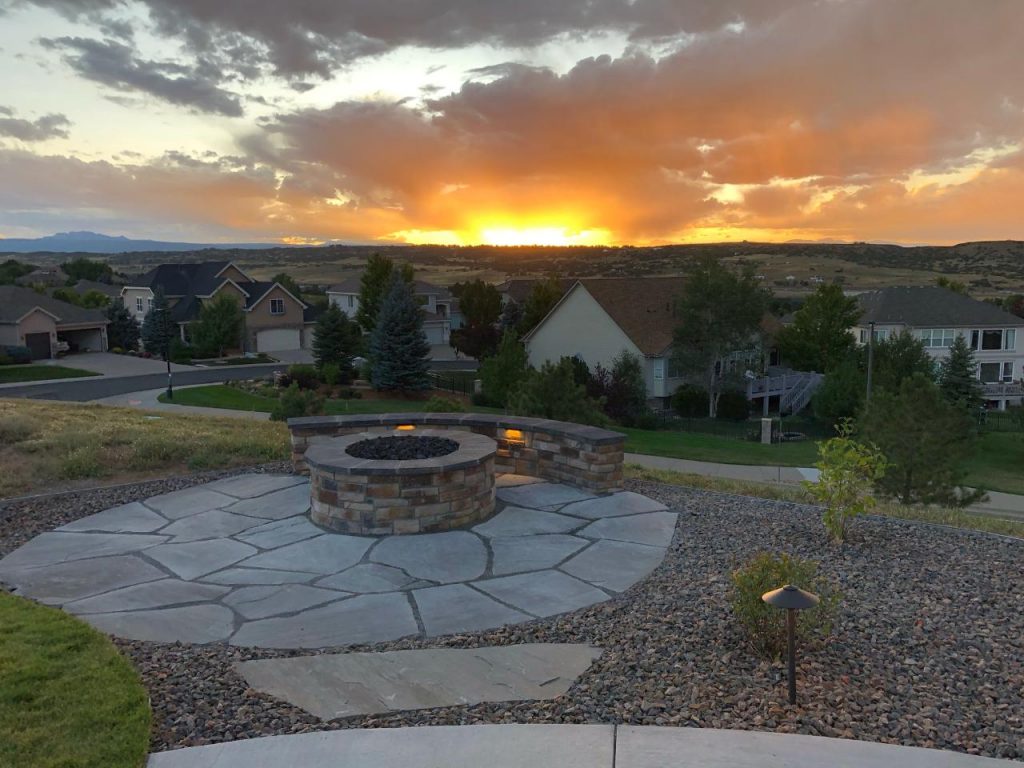 Custom Patio and Firepit