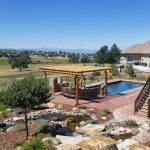 Custom Pool, Pergola, and Pond - Castle Rock, CO