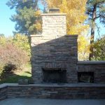 Outdoor Wood Burning Fireplace - Castle Rock, CO