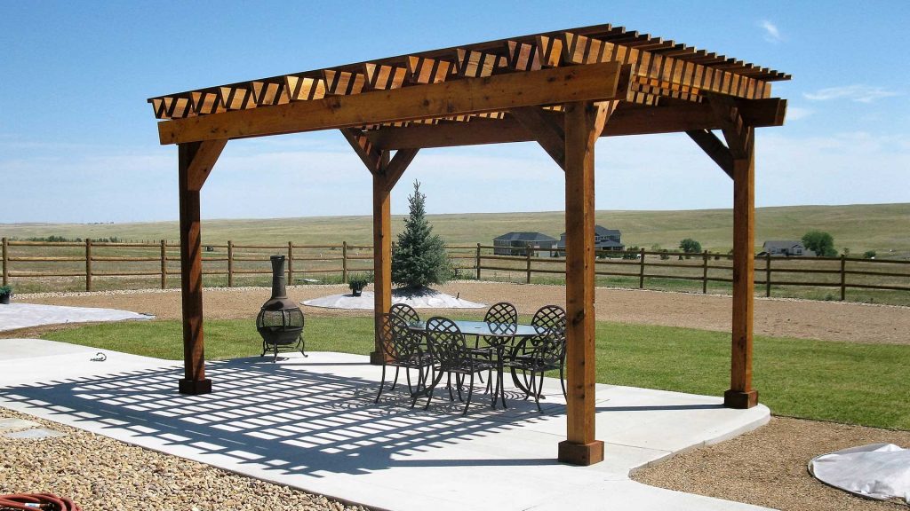 Custom Pergola and Landscaping - Castle Rock, CO