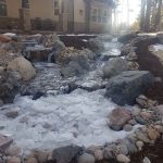 Custom Waterfall, Pond, and Landscaping