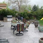 Stamped Concrete Patio - Parker, CO