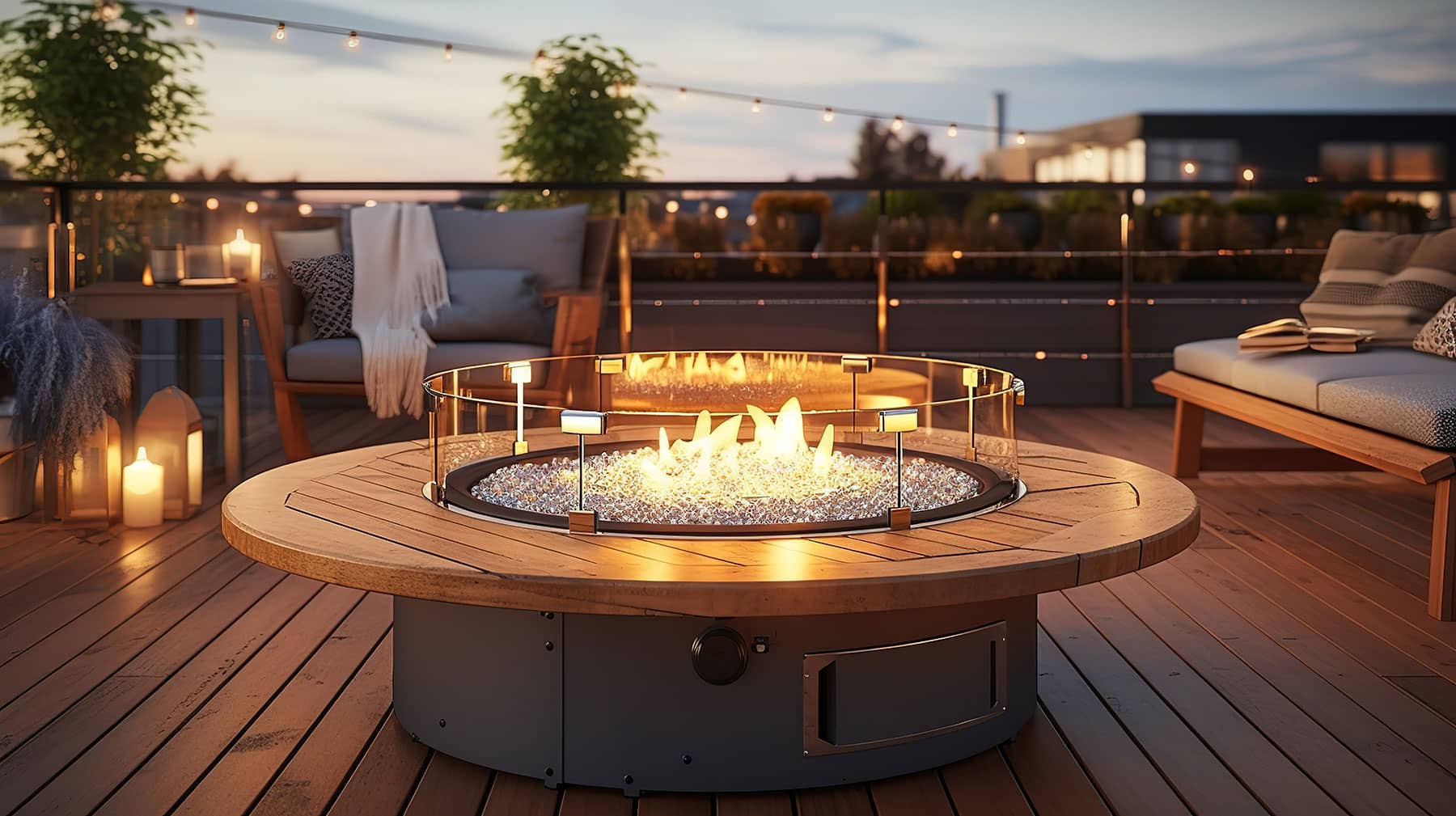 What Color Glass Looks Best In Fire Pit?