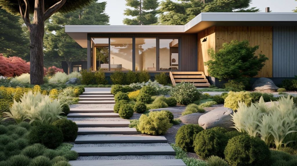 Mid-Century Modern Landscaping