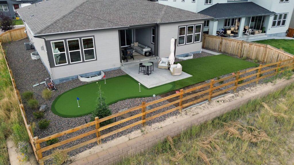 Clara Place, Castle Pines CO - Putting Green & Patio Installation 2025