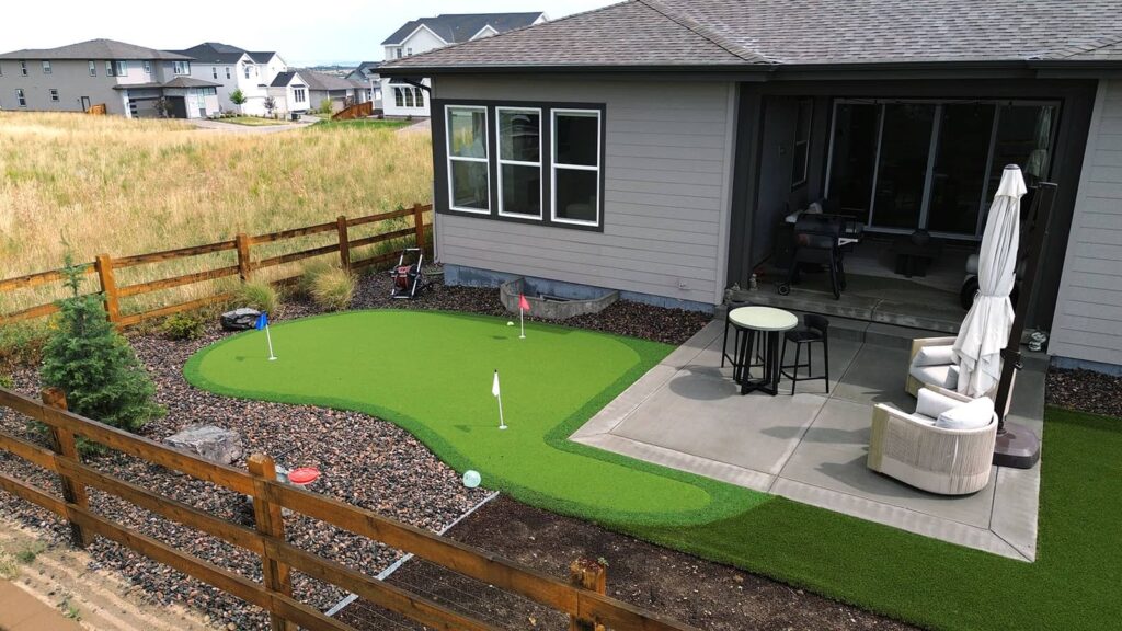 Clara Place, Castle Pines CO - Putting Green Installation 2025
