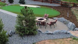 Morrison CO - Evergreen & Firepit Installation