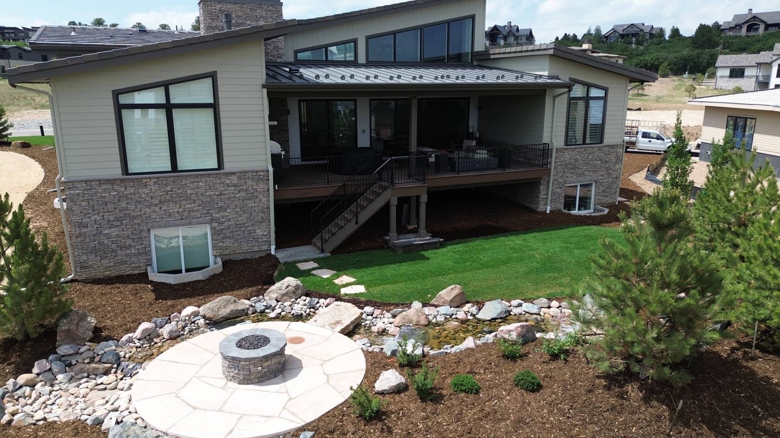 Castle Pines North - Custom Fire Pit Project 2026