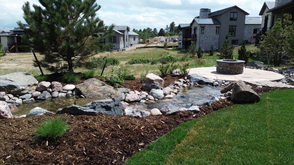 Castle Pines Colorado - Water Feature Construction Project 2026